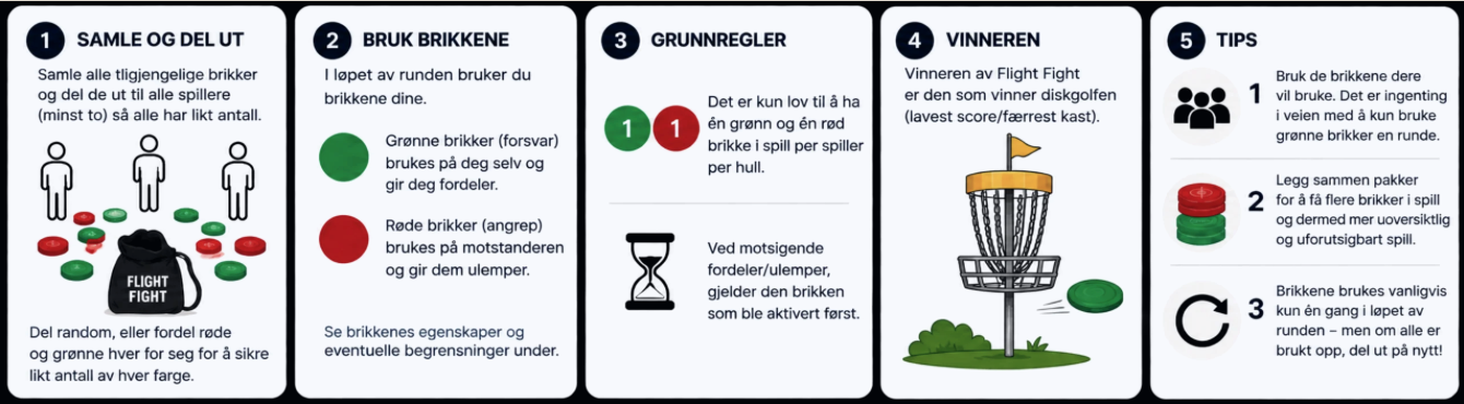 Flight Fight: utdeling av brikker, bruk, grunnregler, vinner og tips
